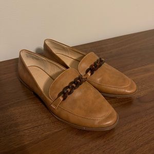 LOFT loafers tan size 7